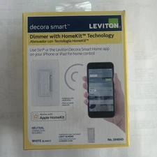 NEW Sealed Leviton Decora Smart Dimmer with Apple HomeKit R01-DH6HD-1RZ