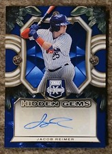 Jacob Reimer Blue (AU, RC) - 2023 Panini Elite Extra Edition Hidden Gems #HG-JRM