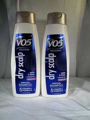 2 Bottles Discontinued Alberto VO5 Dry Scalp Moisturizing Shampoo 11 Oz
