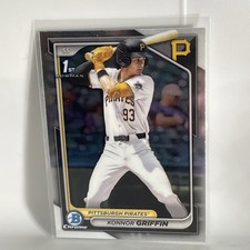 KONNER GRIFFIN-2024 Bowman Draft 1st Chrome Base Pittsburgh Pirates BDC-22