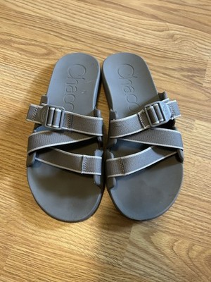 Chaco Men's Chillos Summer Slide Sandal Shoe Grey Size 11