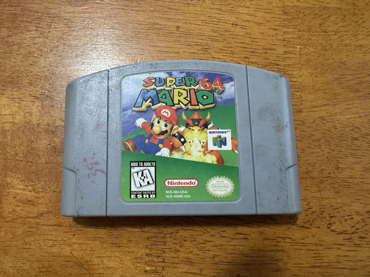 スーパーマリオ64 Super Mario 64 [スーパーマリオ64] (video game, N64, 1997