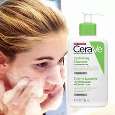 CeraVe Hydrating Cleanser for Normal to Dry Skin 236ml Size with Hyaluronic Acid