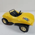 Mini Tonka Dune Fun Buggy 7” Yellow  & Tiny Tonka Buggy 3.5” Rust Color - 1970’s
