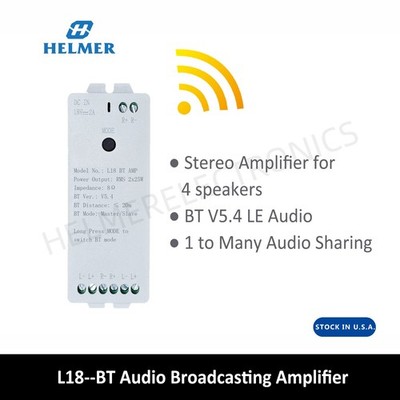 BT 5.4 Stereo Audio Amplifier Link Unlimited Units for whole home Audio System