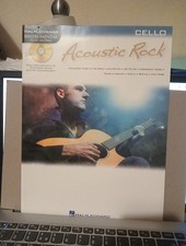 Hal Leonard Instrumental Playalong Cello Acoustic Rock Musicbook With Cd