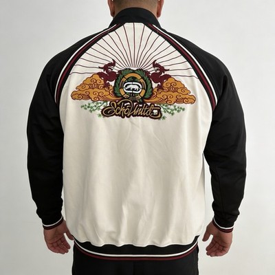 Vintage Ecko Unltd Bomber Jacket Men 3XL Y2K Baggy 