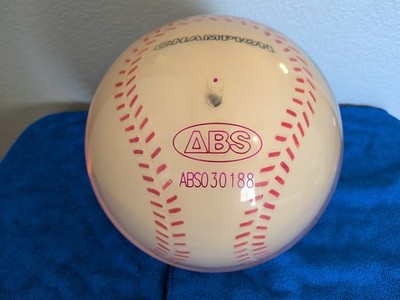 15lb ABS Yomiuri Giants Clear Baseball Bowling Ball Japan NNB