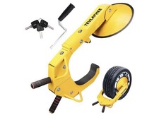 Tevlaphee Wheel Lock - Car Boot Anti-theft Trailers Wheel Clamp Lock Parking ...