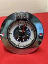Speedometer Aero Marine New York Vintage / Sailboat Not Tested As-Is Read