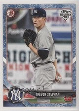 2018 Topps Holiday Bowman White Snow 8/50 Trevor Stephan #TH-TS s3g