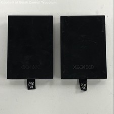2pc Xbox 360 S/E 250GB Hard Drive Lot - TESTED