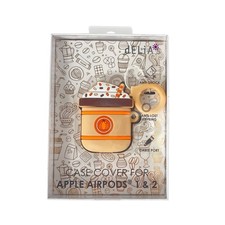 New dELiA s AirPods Case Cover Pumpkin Spice Latte 3D Silicone Keychain 1  2
