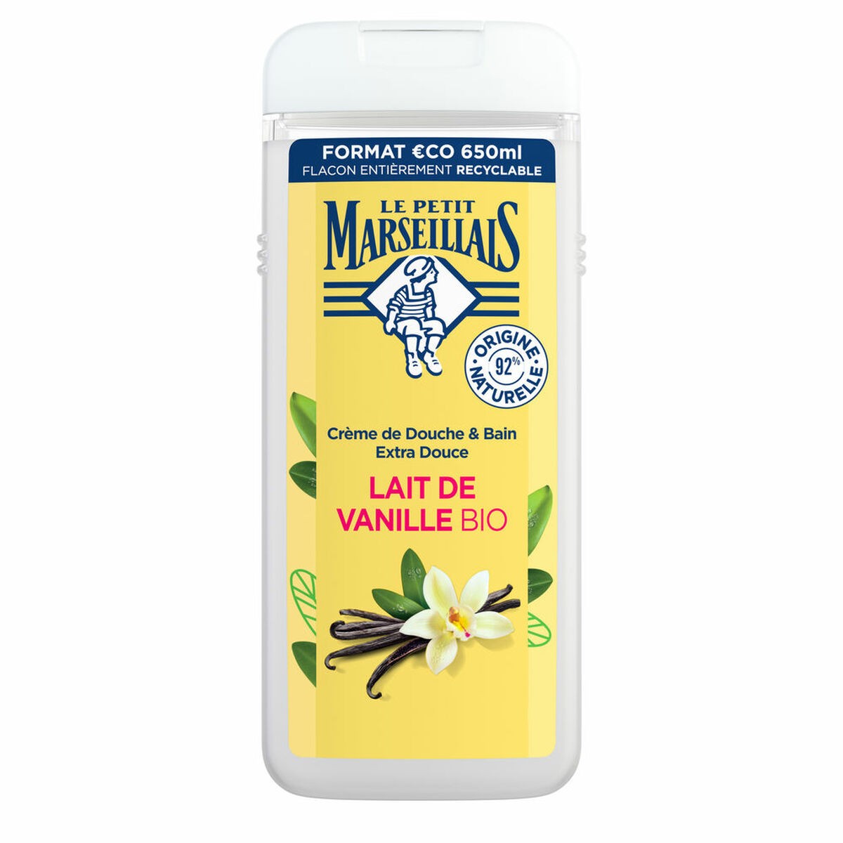 Gel Doccia Le Petit Marseillais leche de vainilla 650 ml
