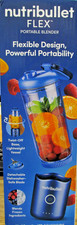 NEW NUTRIBULLET FLEX 20 OZ CORDLESS PERSONAL BLENDER SAPPHIRE BLUE FREE SHIP