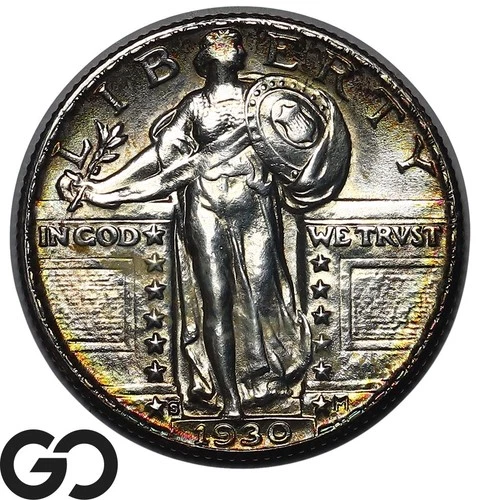 1930-S Standing Liberty Quarter, Beautiful Gem BU++