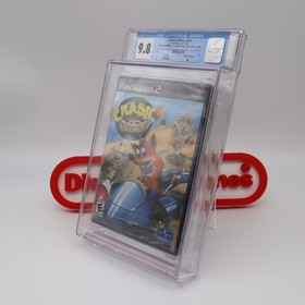 PS2 PlayStation CRASH BANICOOT - NITRO KART CART - CGC GRADED 9.8 A+ NEW Sealed!