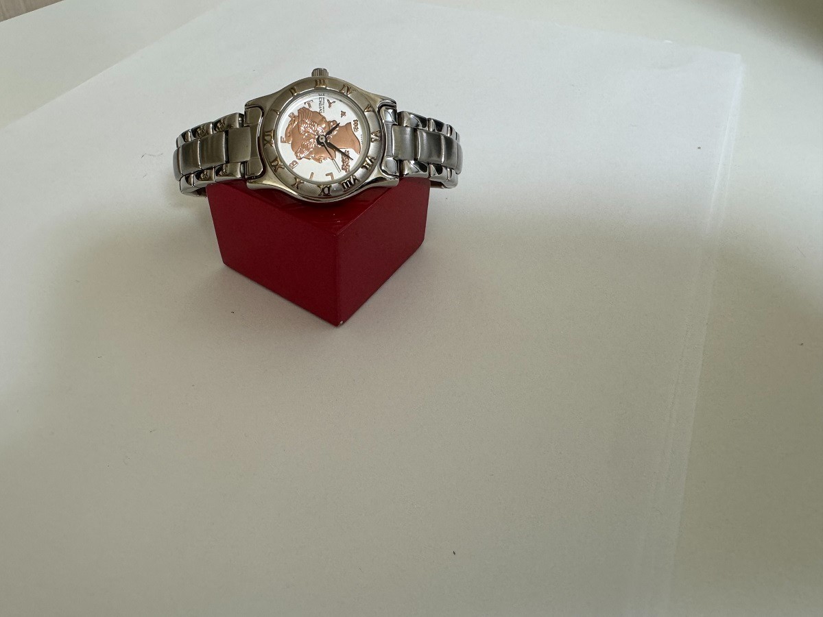 NOS Vintage Lucien Piccard Da Vinci mercury dime watch 26mm