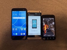 Lot Of 3 HTC Phones U11 M7
