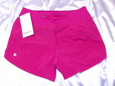 New Lululemon Speed Up HR Short 4'' Mesh Vent- Pink Flare - Size M (8)