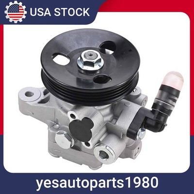 Power Steering Pump w/ Pulley For 2001-2005 Honda Civic Acura EL L4 1.7L NEW