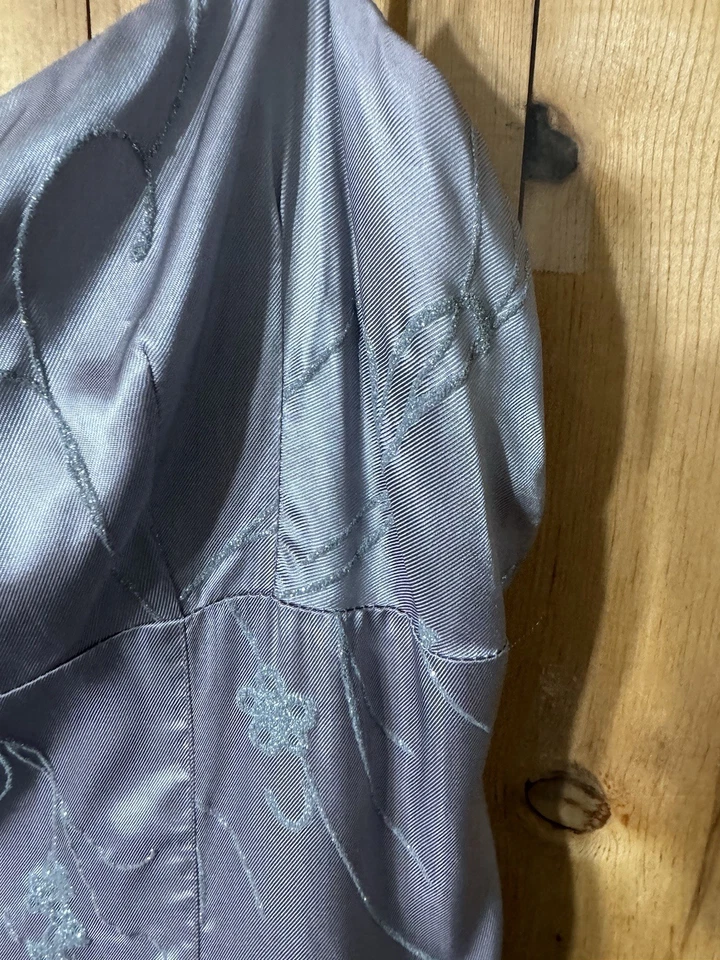 Nanette Lepore винтажный Y2K скольжения платье лаванды цветы 90-х Fairycore кокетка XS - Изображение 4 из 4