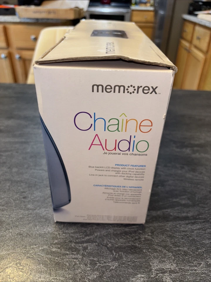 Rare NOS Memorex Mi3020-BLK Digital iPod Desktop Speaker & Clock With Remote CAB - Image 3 of 4