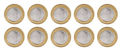 Venezuela 1 Bolivar Soberano, 2018, Y #108, Mint X 10 PCS