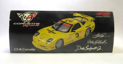 ACTION 1:18 #3 GM Goodwrench Service Plus 2001 Corvette C5R RACED Version YELLOW