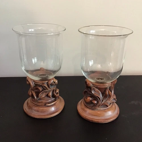 Biltmore Inspirations Bell Candle Holders Pair 9” Tall