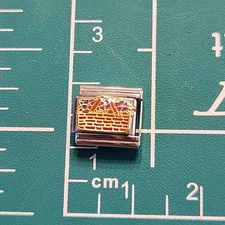 B'linQ Picnic Basket Italian Modular 9mm Stainless Steel Charm