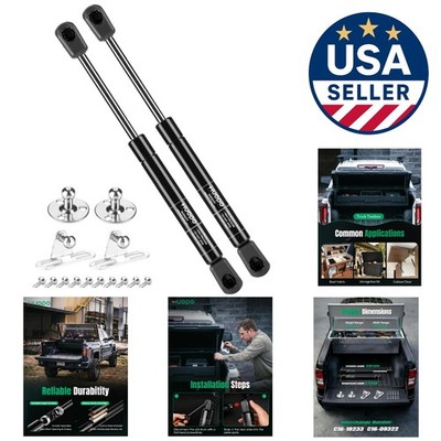 10-Inch Gas Struts with 40lb Force for Better Built Tool Boxes - Complete Kit