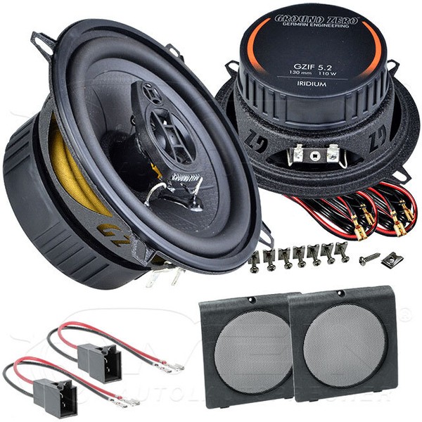 Ground Zero Lautsprecher FüR VW Jetta II / 2 1984-1992 Front Vorn TüR 110W #Agoq-image