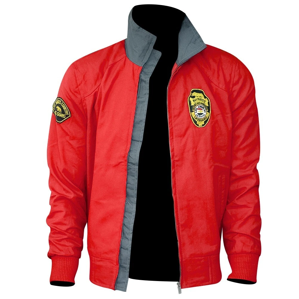 Mens Bomber Classic Vintage Retro Trendy Fashion Red Cotton Jacket