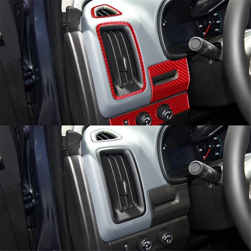 9x Kit de cubierta de panel de tablero rojo para Chevrolet Colorado/GMC Canyon 2015-22 - Imagen 2 de 16