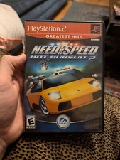 Need for Speed Hot Pursuit 2 (Sony PlayStation 2 PS2, 2002) Game, Case, & Manual