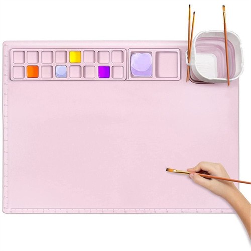 mischung Pigment-Palette Silikon-Zeichenbrett Ton-Matte Silikon-Malerei-Matte - Bild 12 von 13