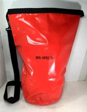 MIL-SPEC Plus Orange Red Large Durable Plastic/Vinyl Multi Purpose Tactical Bag