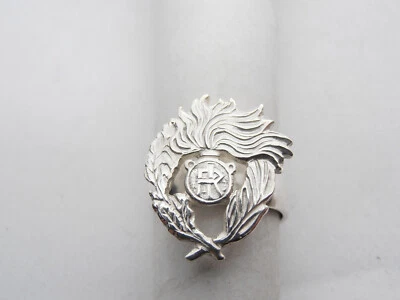 COZZI GIOIELLI Associazione Nazionale Carabinieri : Anello in Argento 925 - Fiamma ANC - A.N.C.