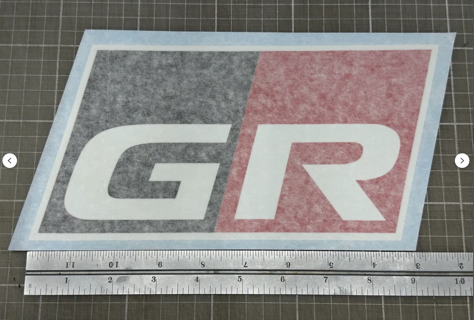 "Calcomanía adhesiva Gazoo Racing de 10"" para Toyota Supra, GR86, GT86, FRS, GR Corolla" Foto 2 de 4