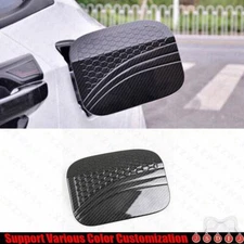 For Honda Civic 2016-2021 ABS Carbon Fiber Gas Tank Cap Cover Fuel Filler Cover