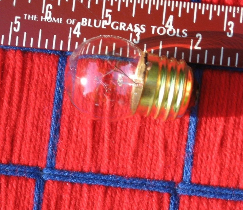 NEW 7.5w Clear S11 sign & night LIGHT BULB 7 &1/2 WATT 7.5S11 medium SHIPSfor7¢* - Image 2 of 4