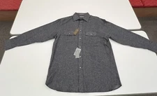 Daniel Cremieux Men’s Larger pewter grey button up long sleeve shirt