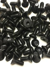 Lot of 100 10-24 Thread Flat Head Socket Cap Screws Alloy Steel 1/2" Long