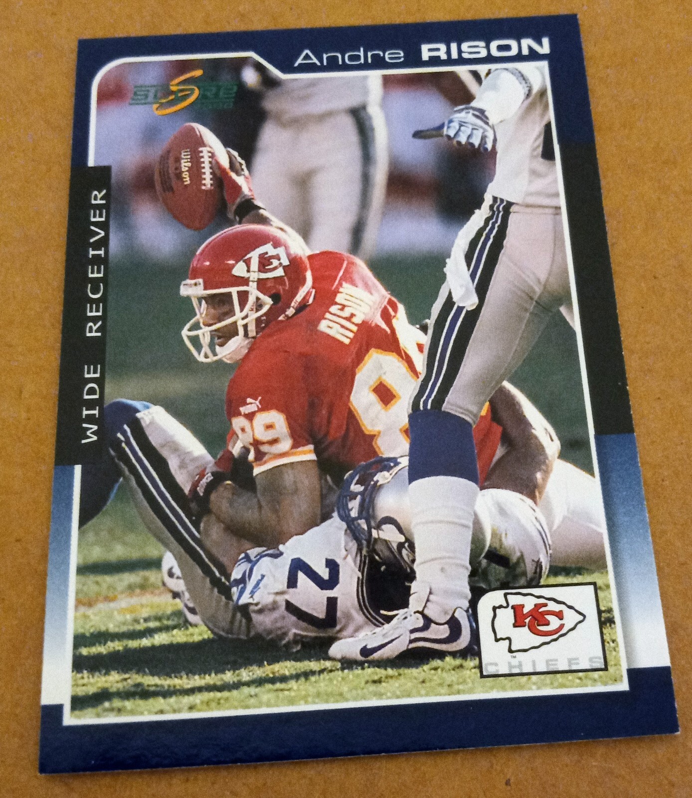 2000 Score Football Card #95 ANDRE RISON . KANSAS CITY CHIEFS. | eBay