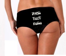 Cute Wedding Hen Personalised Naughty Lingerie Women Panties Pants Underwear