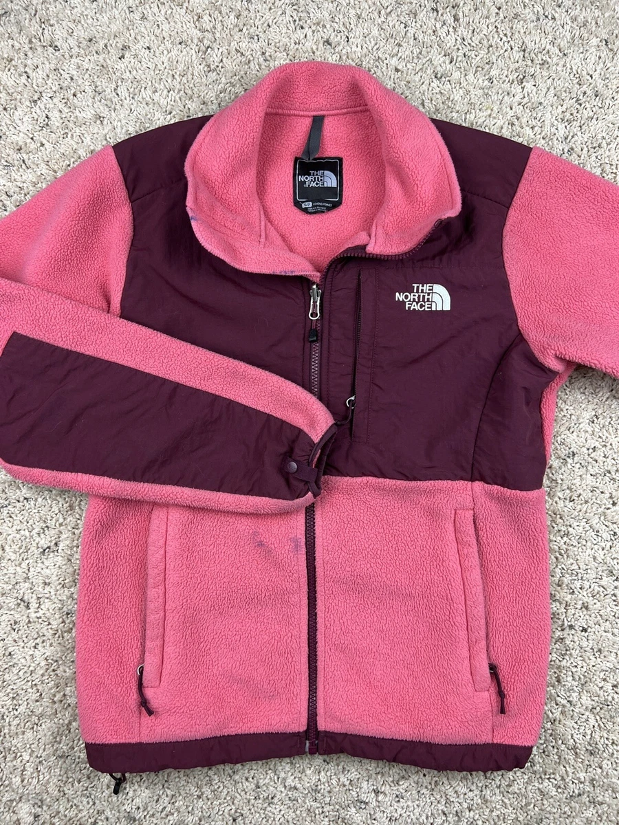 The North Face Fleece Jacket Womens Size Small Full Zip Pink And