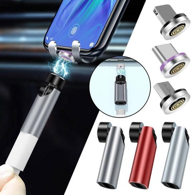 3 in 1 Magnetic USB Cable 3A FAST Charging Charger Sync Phone Type-C Micro USS