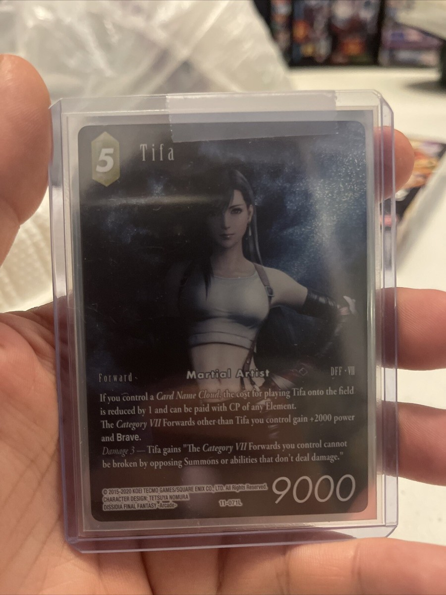 Final Fantasy TCG Tifa Opus XI 11-071L Full Art Legend for
