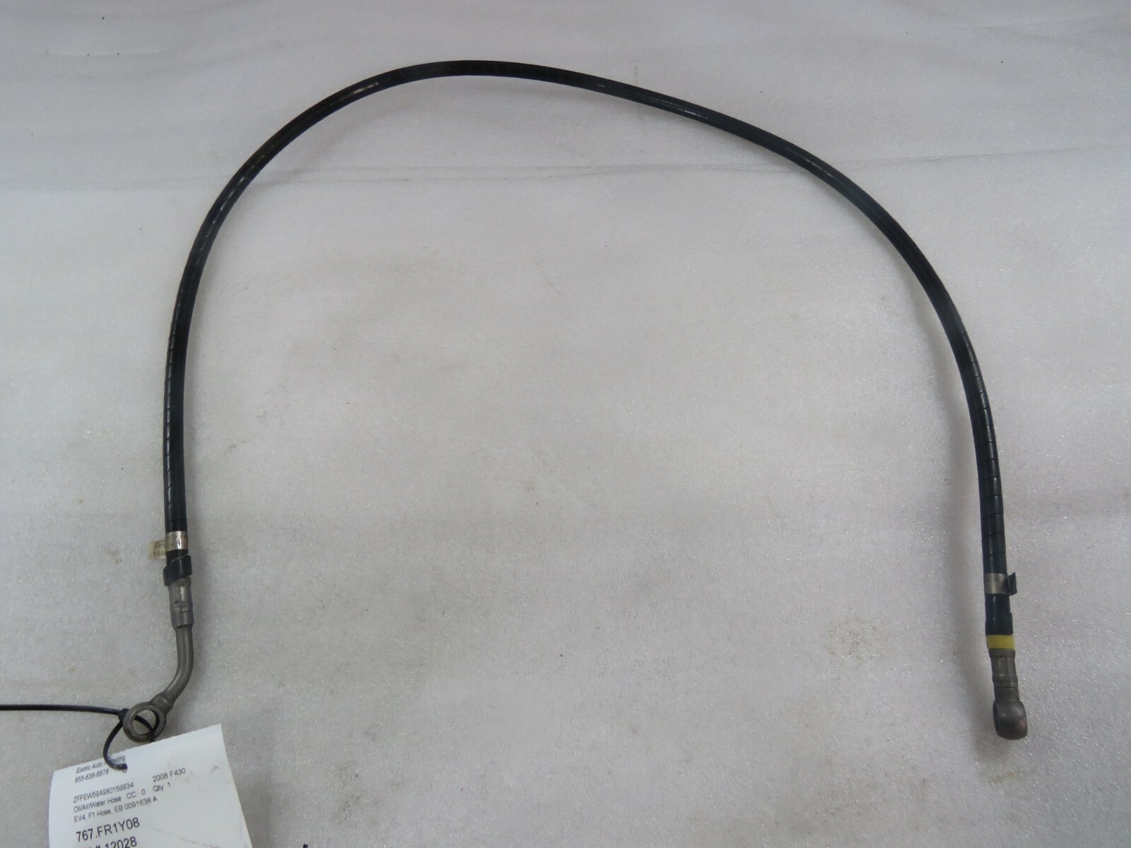 Ferrari F430, EV4 F1 Hose, Used, P/N 0091638 A